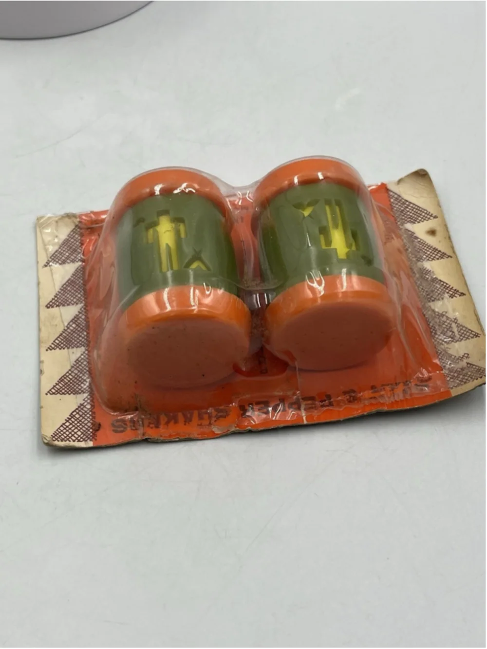 Vintage 1970’s St. Labre Indian School Salt & Pepper Souvenir Item in NIP SEE